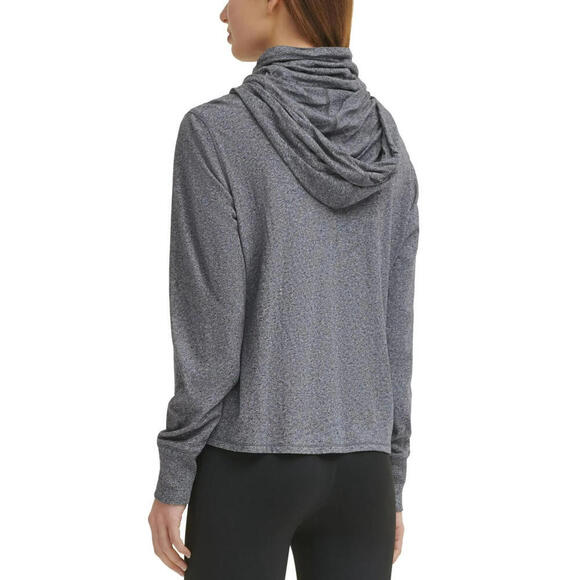 Calvin Klein Womens Performance face-Cover Hoodie gray Size S MSRP $50 - Picture 2 of 2